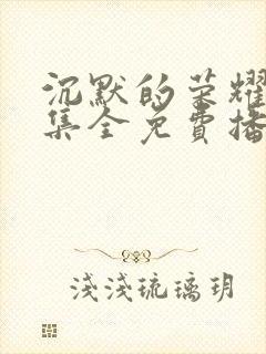 沉默的荣耀39集全免费播放封面