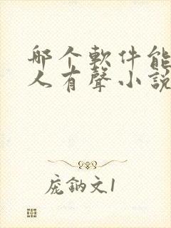 哪个软件能听多人有声小说封面