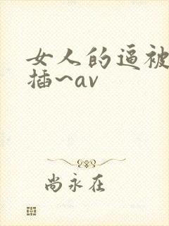 女人的逼被男人插~av