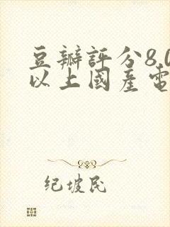 豆瓣评分8.0以上国产电视剧