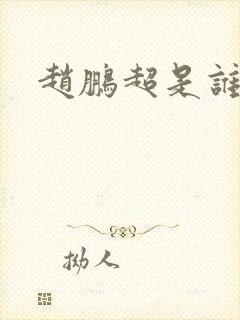 赵鹏超是谁演的