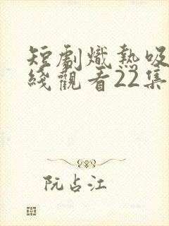 短剧炽热吸引在线观看22集