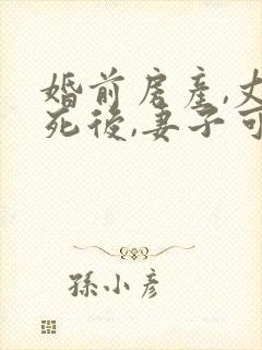 婚前房产,丈夫死后,妻子可以继承吗?