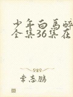 少年白马醉春风全集36集在线观看