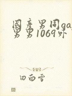 国产男同gay男男1069外卖