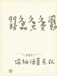 99久久久国产精品免费动