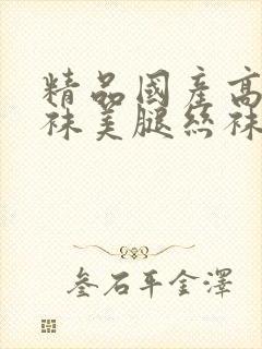 精品国产高跟丝袜美腿丝袜封面