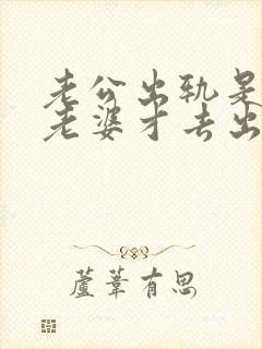 老公出轨是不爱老婆才去出轨了还是怎么封面