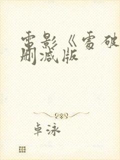 电影《处破》未删减版