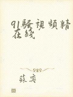 91骚视频精品在线封面