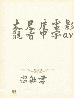 大尺度电影在线观看中字av