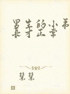 男生的小弟弟多长才正常