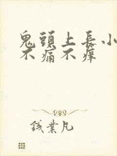 鬼头上长小肉粒不痛不痒封面