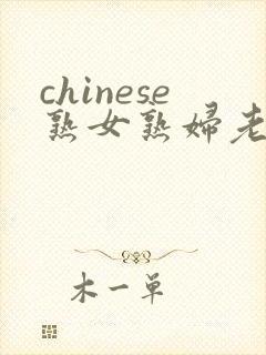 chinese熟女熟妇老女人