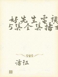 好先生电视剧45集全集播放免费封面