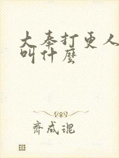 大奉打更人主角叫什么封面