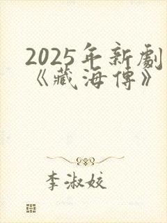 2025年新剧《藏海传》
