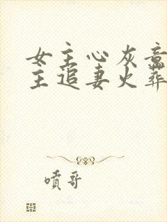 女主心灰意冷男主追妻火葬场