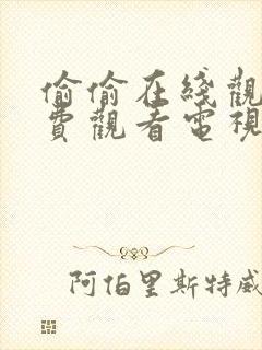 偷偷在线观看免费观看电视剧大全封面