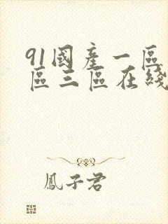 91国产一区二区三区在线