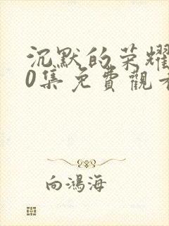 沉默的荣耀第40集免费观看