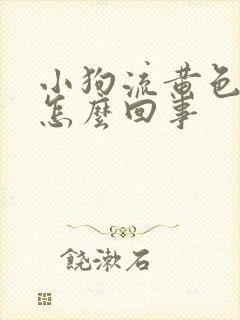 小狗流黄色鼻涕怎么回事