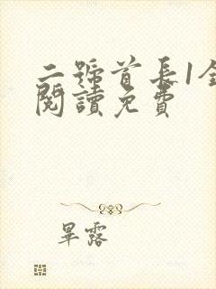 二号首长1全文阅读免费