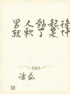 男人勃起后很快就软了是什么原因