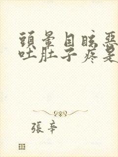 头晕目眩恶心想吐肚子疼是什么原因