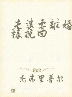 老婆要离婚我怎样挽回封面