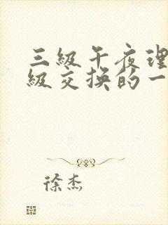 三级午夜理伦三级交换的一天