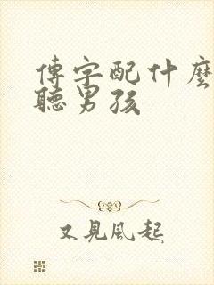 传字配什么字好听男孩