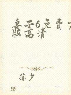 妻子6免费完整版高清