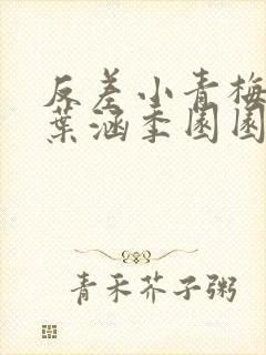 反差小青梅不经叶涵季园园全章封面
