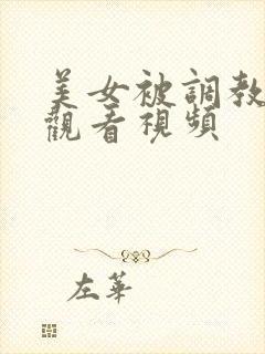 美女被调教在线观看视频