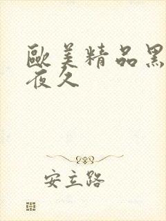 欧美精品黑人夜夜久