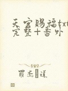 天官赐福txt完整+番外 txt下载