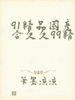 91精品国产综合久久99精品封面