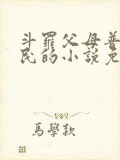 斗罗父母普通平民的小说免费阅读