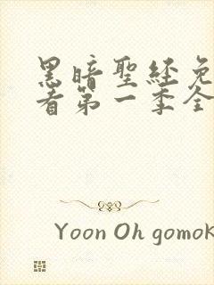 黑暗圣经免费观看第一季全集