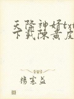 天降神婿txt下载陈黄皮