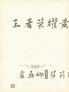 王者荣耀黄化网