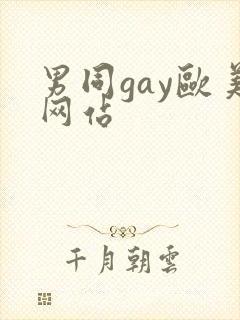 男同gay欧美网站