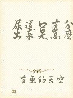 尿道口有分泌物出来是怎么回事