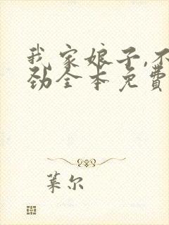 我家娘子,不对劲全本免费阅读