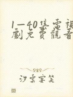 1—40集电视剧免费观看28集