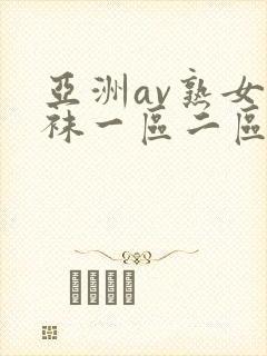 亚洲av熟女丝袜一区二区久久