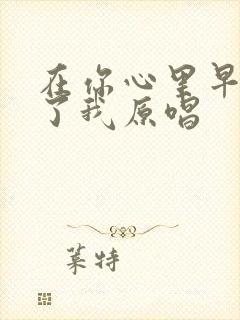 在你心里早已没了我原唱