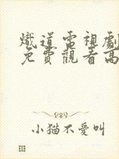 炽道电视剧全集免费观看高清