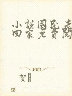 小说国民老公带回家免费阅读